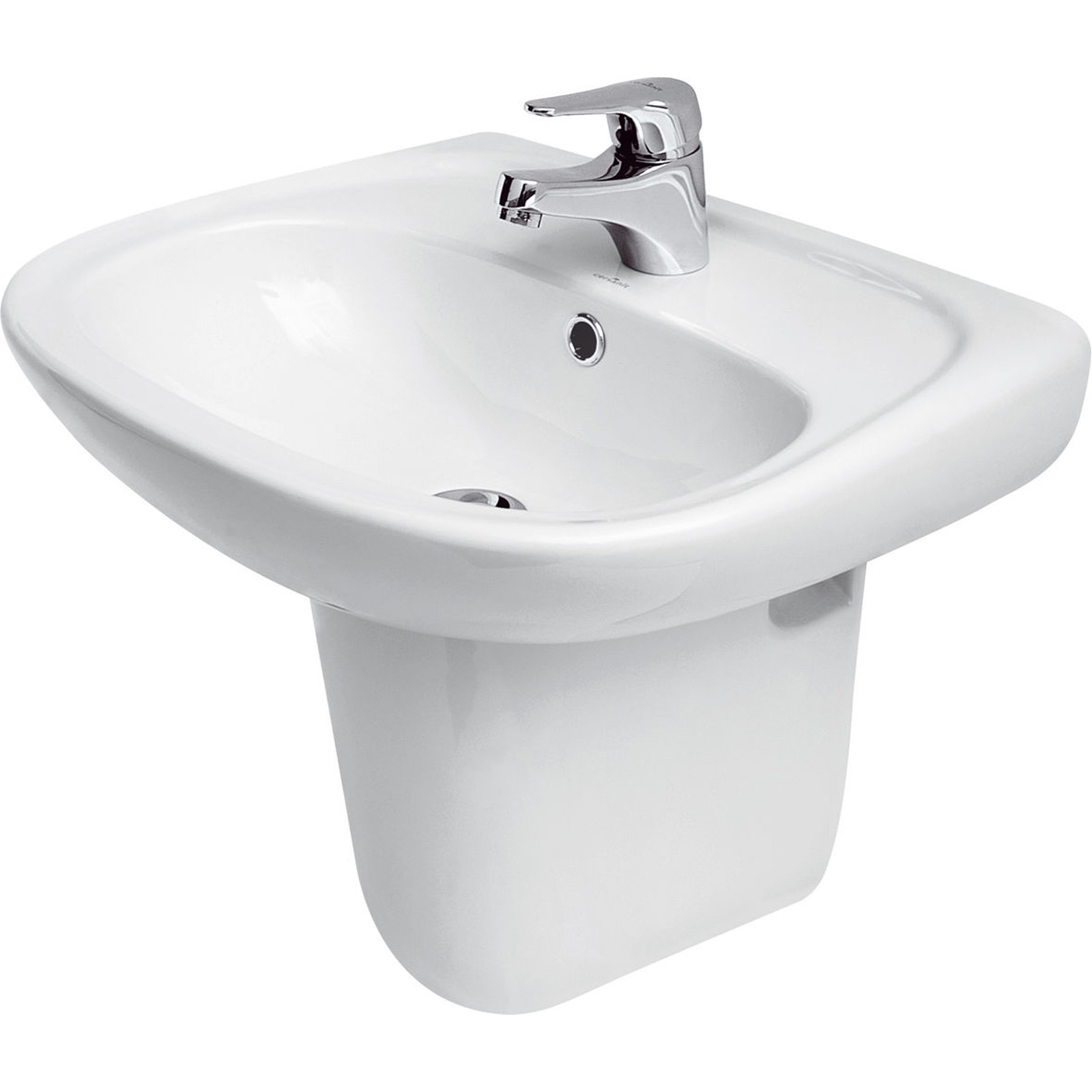 CERSANIT MARKET 50 Waschbecken mit Loch für Armaturen K18-008
