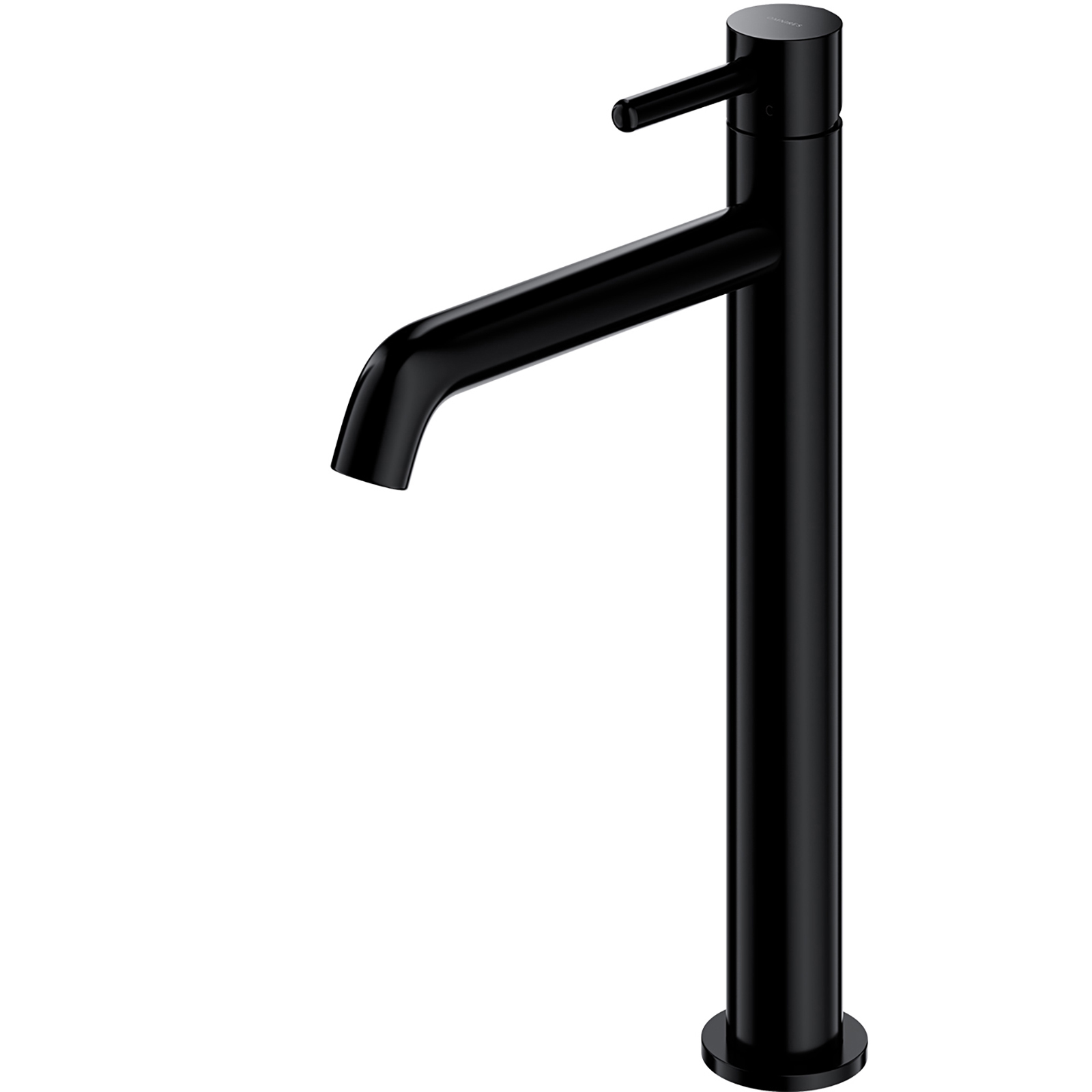 OMNIRES Y-Sockel Waschbeckenwasserhahn hoch schwarz, halbmatt Y1212BL