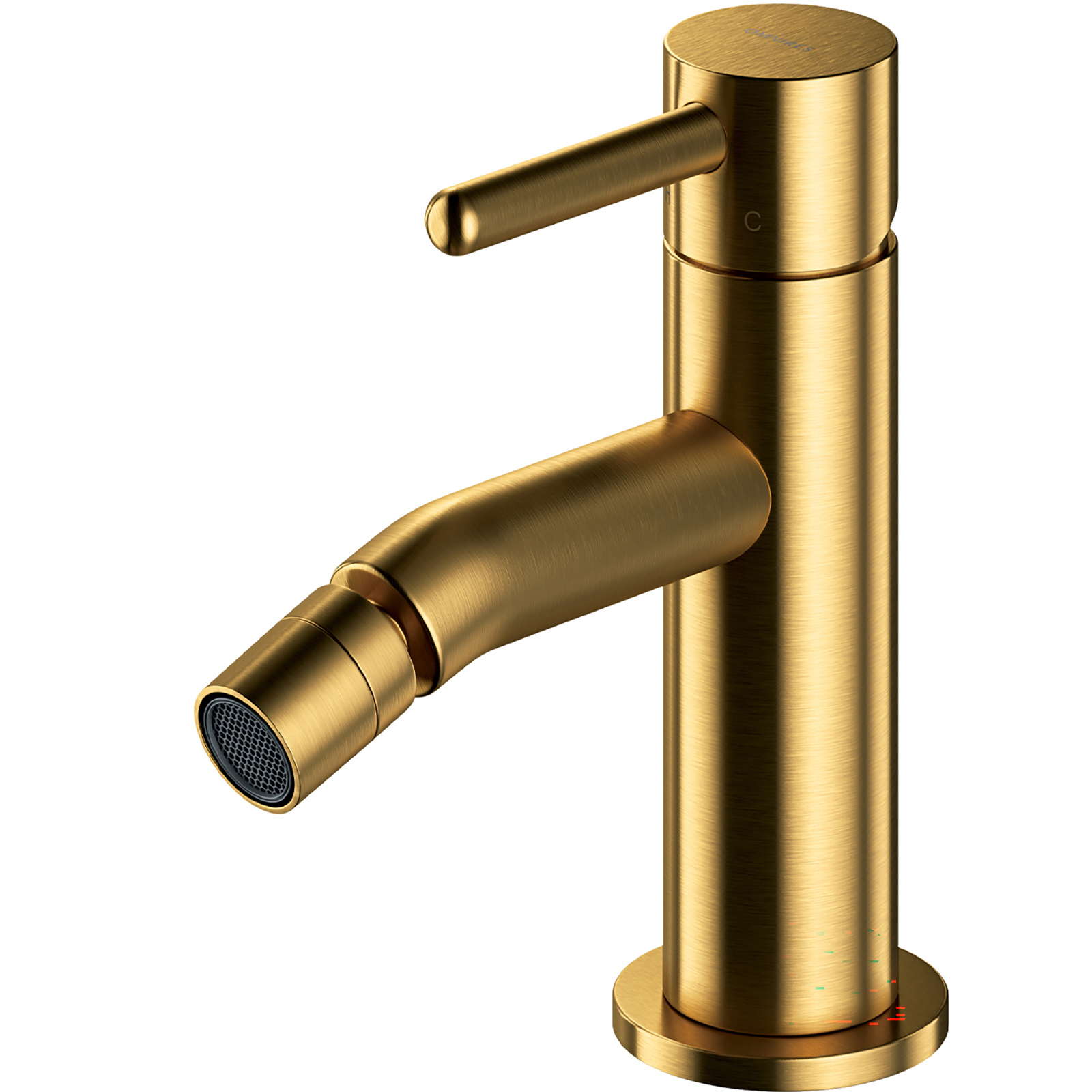 OMNIRES Bidet-Wasserhahn Y steht golden gebürstet Y1220GLB