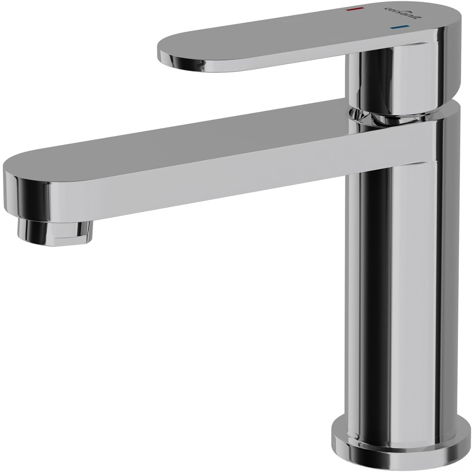 CERSANIT Stand-Waschtischarmatur ELIO chrom mit Metallstopper S951-046 CERSANIT Stand-Waschtischarmatur ELIO chrom mit Metallstopper S951-046