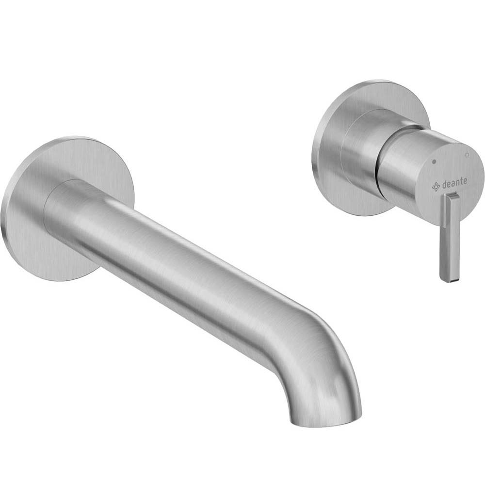 DEANTE SILIA verdeckte Waschbeckenhahn mit gebürstetem Stahl BQS_F54L