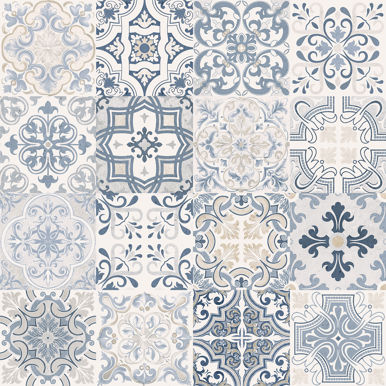 BODENFLIESE BETONOPTIK GENFORD MULTICOLOUR MATT 59,8X59,8 CERSANIT