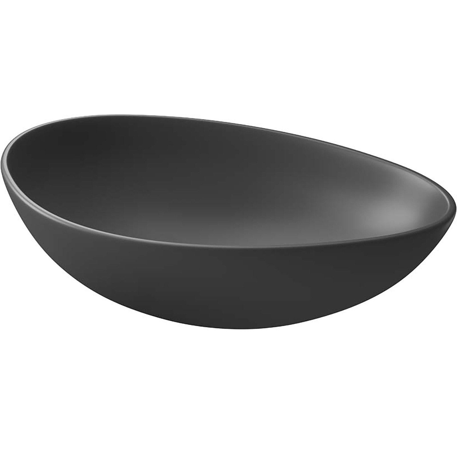 CERSANIT Aufsatzwaschbecken MODUO 55 unregelmäßig anthrazit K116-106 CERSANIT Aufsatzwaschbecken MODUO 55 unregelmäßig anthrazit K116-106