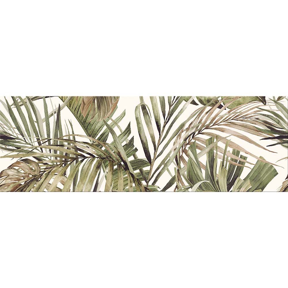 WANDFLIESE INSERTO HOME JUNGLE WEIß MATT 40X60 CERSANIT