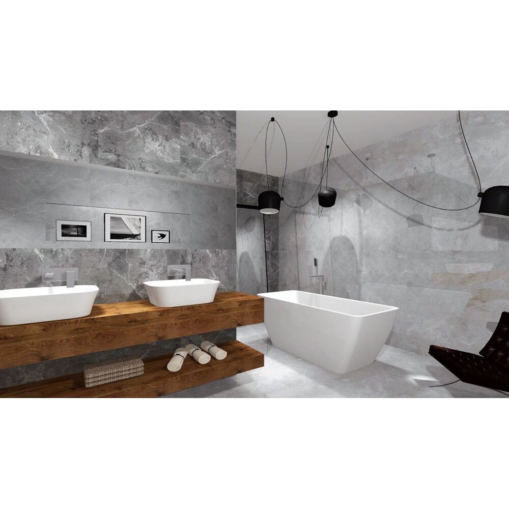 Glasiertes_feinsteinzeug_MALIBU_grey_glossy_60x60_gat._I Glasiertes feinsteinzeug MALIBU grey glossy 60x60 gat. I