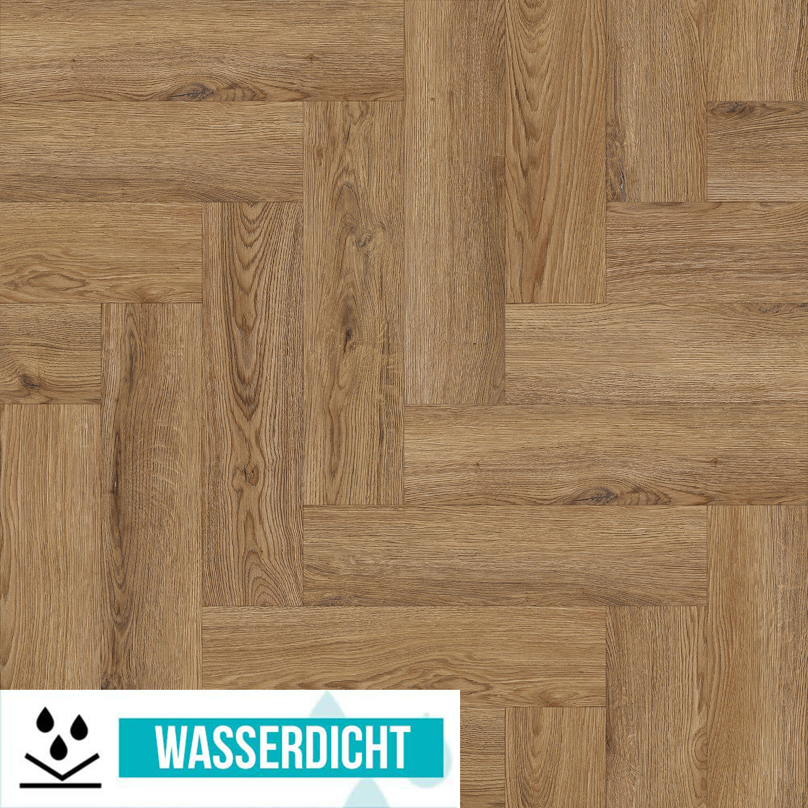 Vinylboden SPC BESTLAMINATE LIVANTI HERRINGBONE EICHE RUSTIC BROWN KL 23-34 6 mm