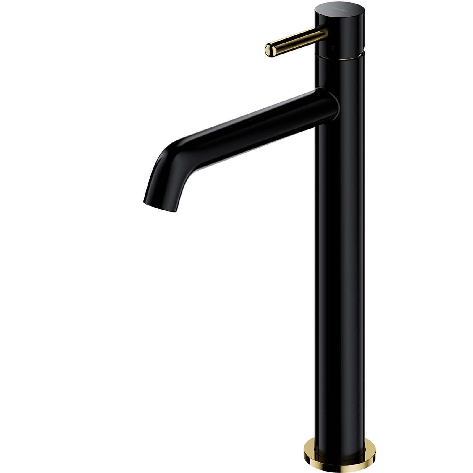 OMNIRES Y-Sockel Waschbeckenwasserhahn hoch schwarz und golden Y1212BLGL OMNIRES Y-Sockel Waschbeckenwasserhahn hoch schwarz und golden Y1212BLGL