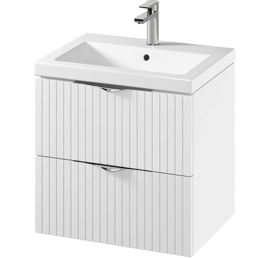 CERSANIT Unterschrank mit Waschbecken TIRSO 60 weiß matt DSM S801-545