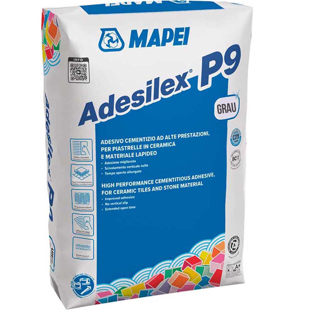 Flexverlegemörtel MAPEI ADESILEX P9 GRAU 25 KG