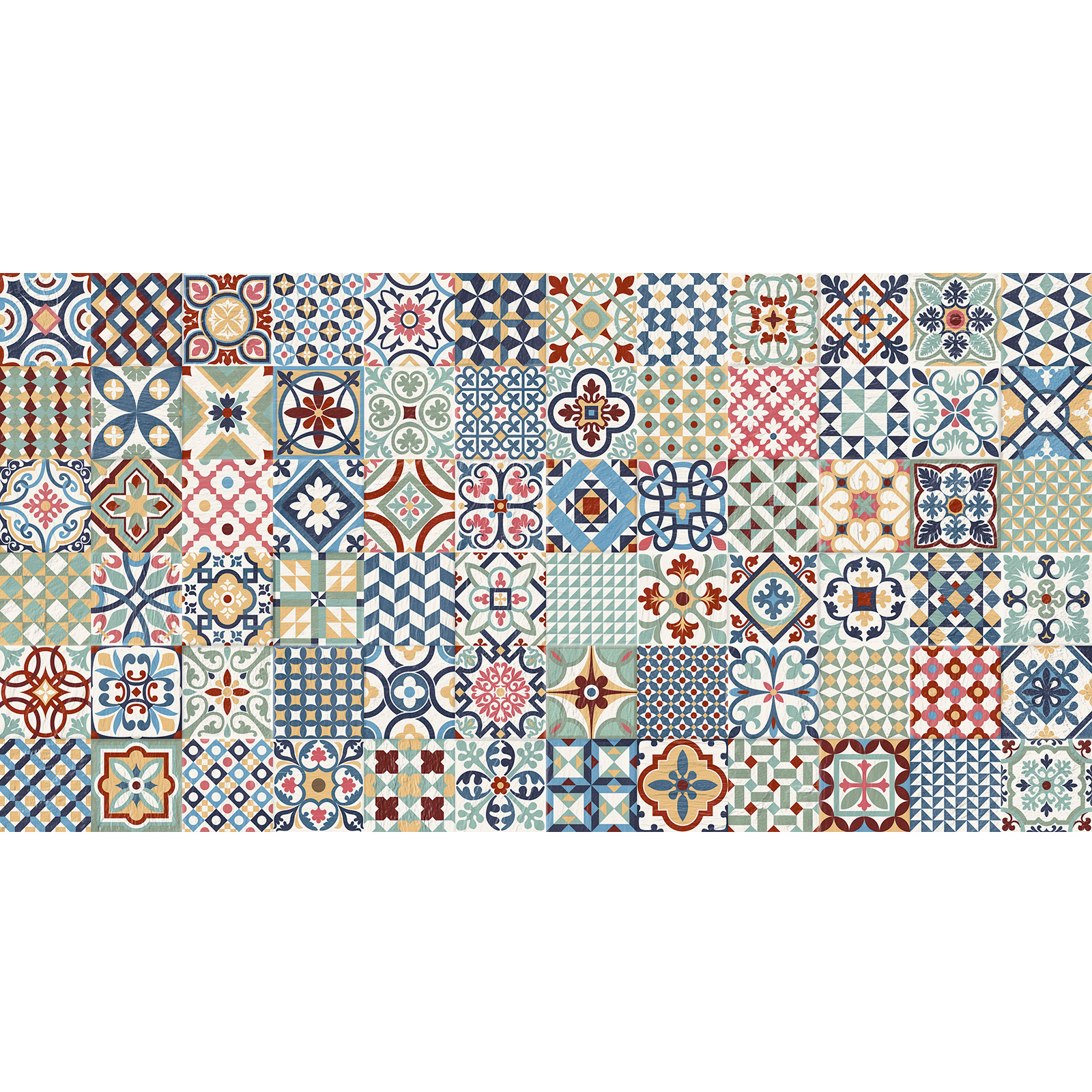 WANDFLIESE PATCHWORK DECO HERITAGE MEHRFARBIG MEHRFARBIG MATT 32X62,5 GAYAFORES