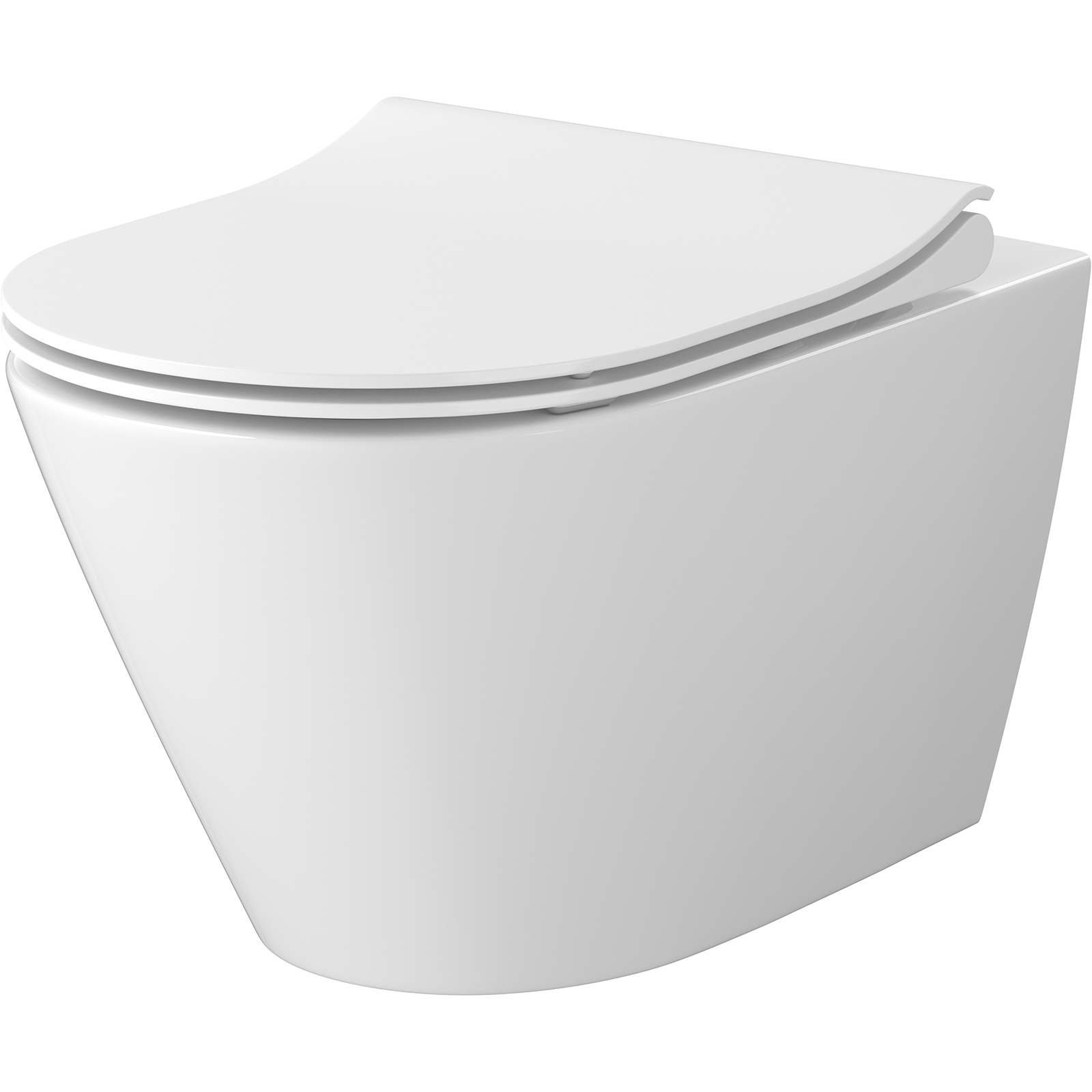 CERSANIT Wandschüssel CITY PRO oval, spin flush, Sitz S701-883 CERSANIT Wandschüssel CITY PRO oval, spin flush, Sitz S701-883