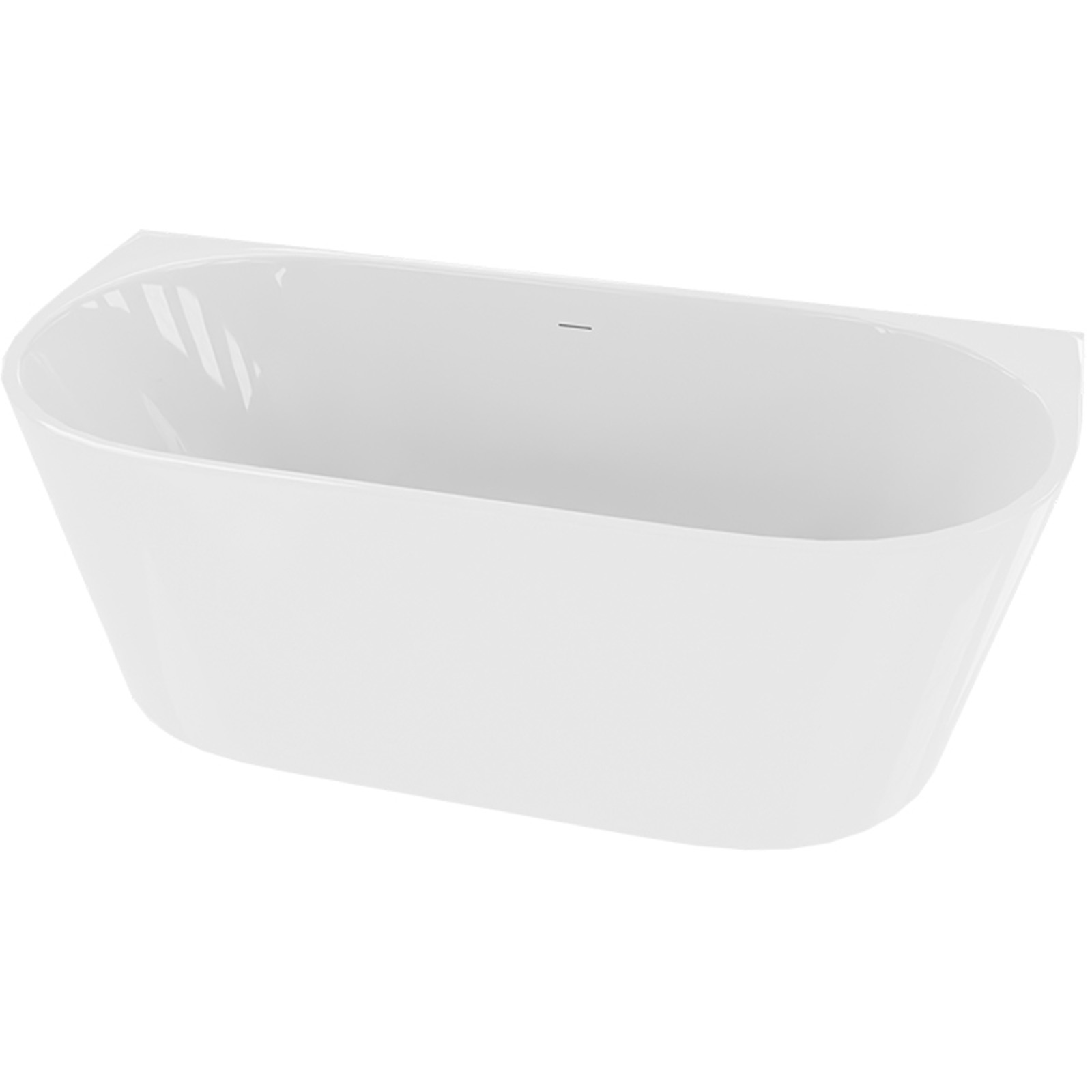 LAVITA freistehende wandmontierte Badewanne DERA SLIM 170x75 cm LAVITA freistehende wandmontierte Badewanne DERA SLIM 170x75 cm