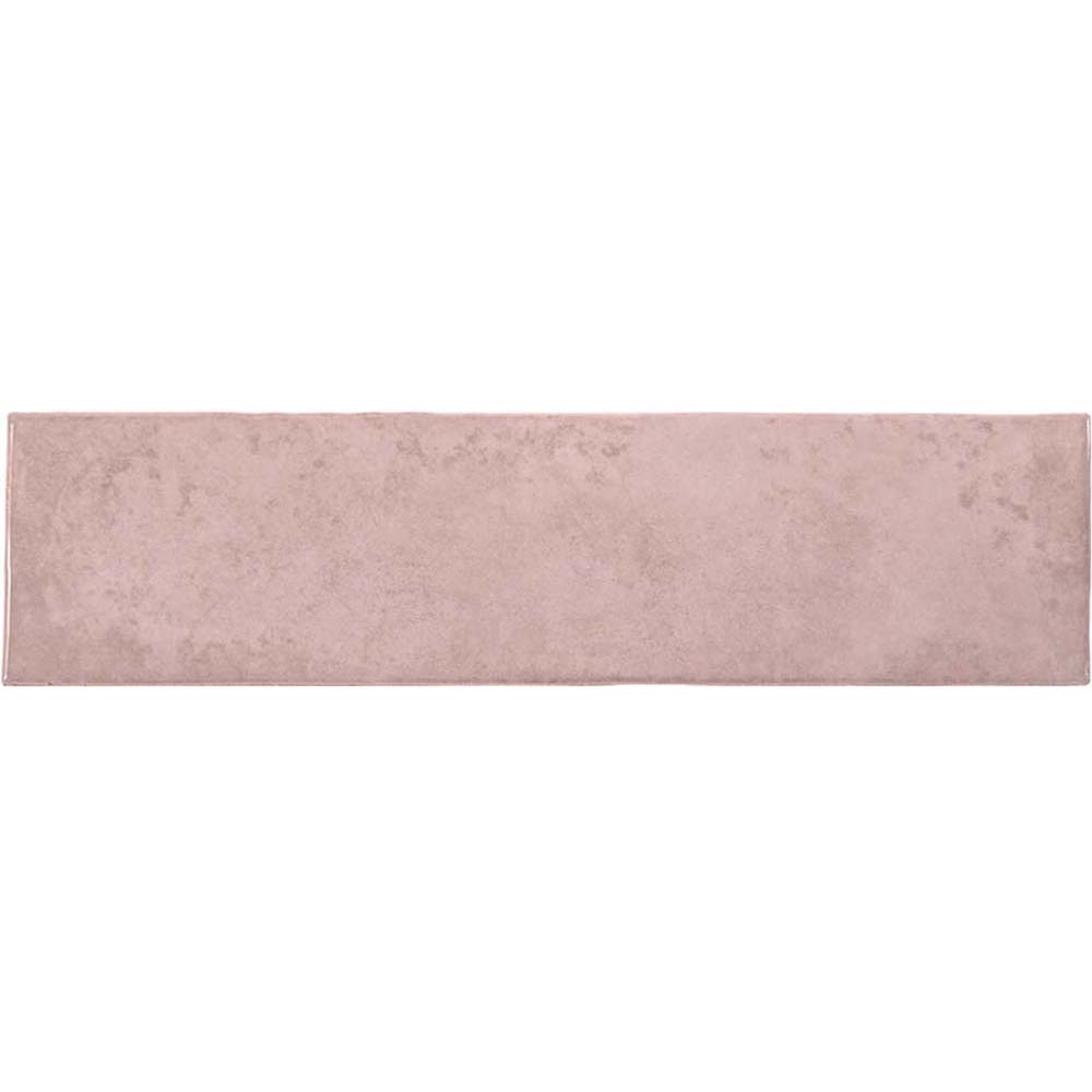 WANDFLIESE KARO METRO ANTIC ROSE GLOSSY 7,5X30