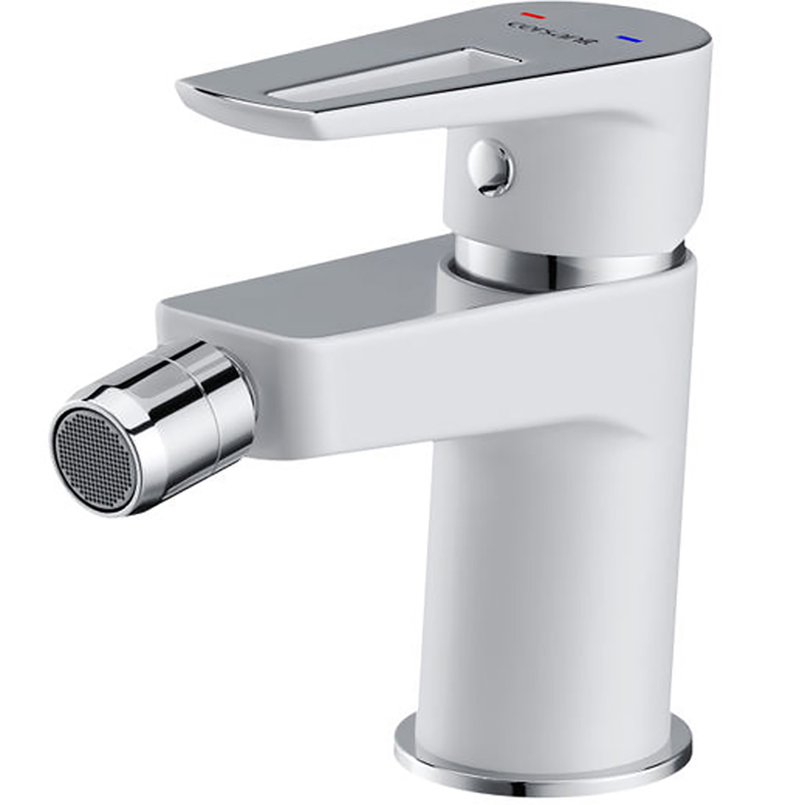 CERSANIT Stand-Bidetmischer MILLE weiß mit Metallstopper S951-348