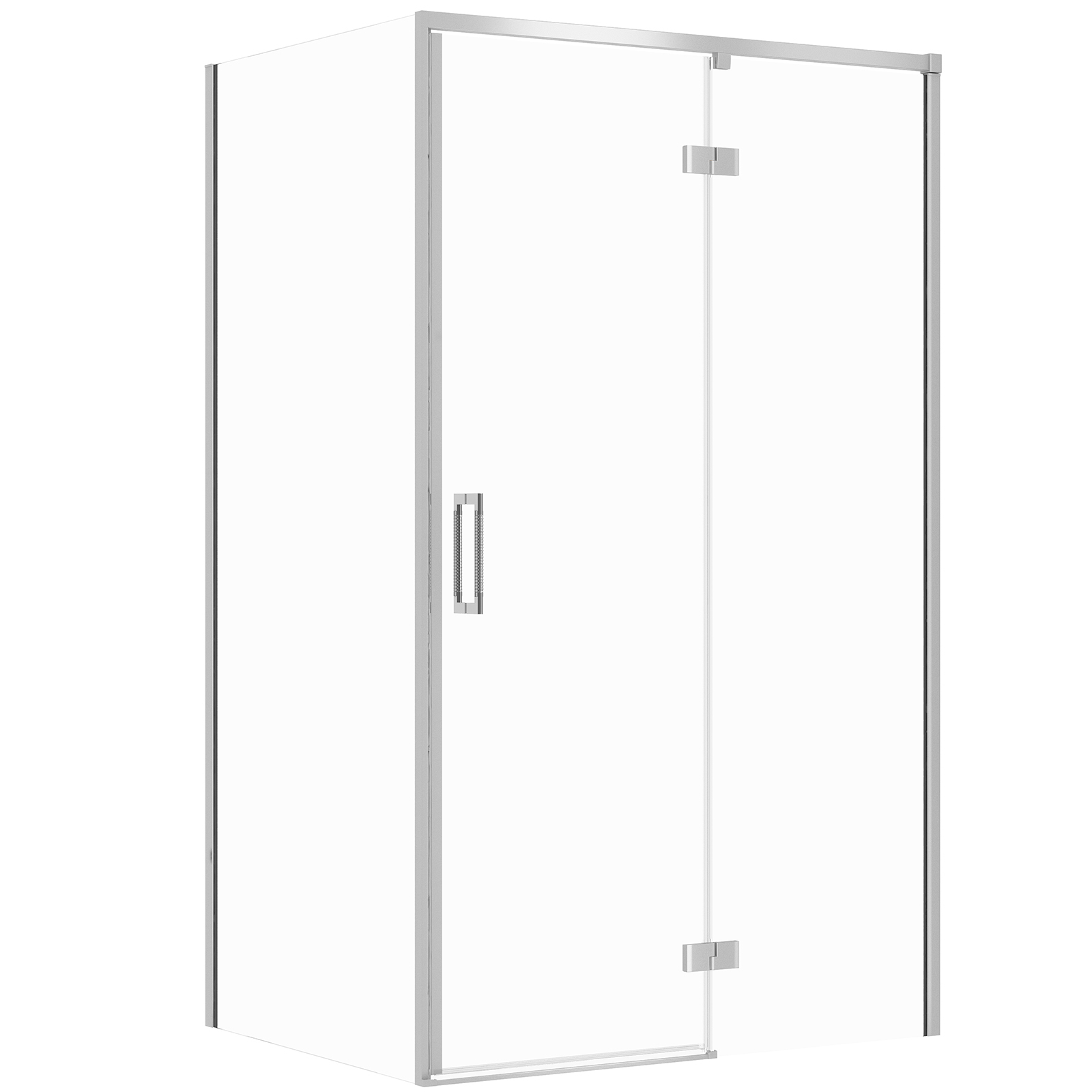 CERSANIT Rechteckige Duschkabine LARGA rechts 120x90x195 cm chrom S601-316