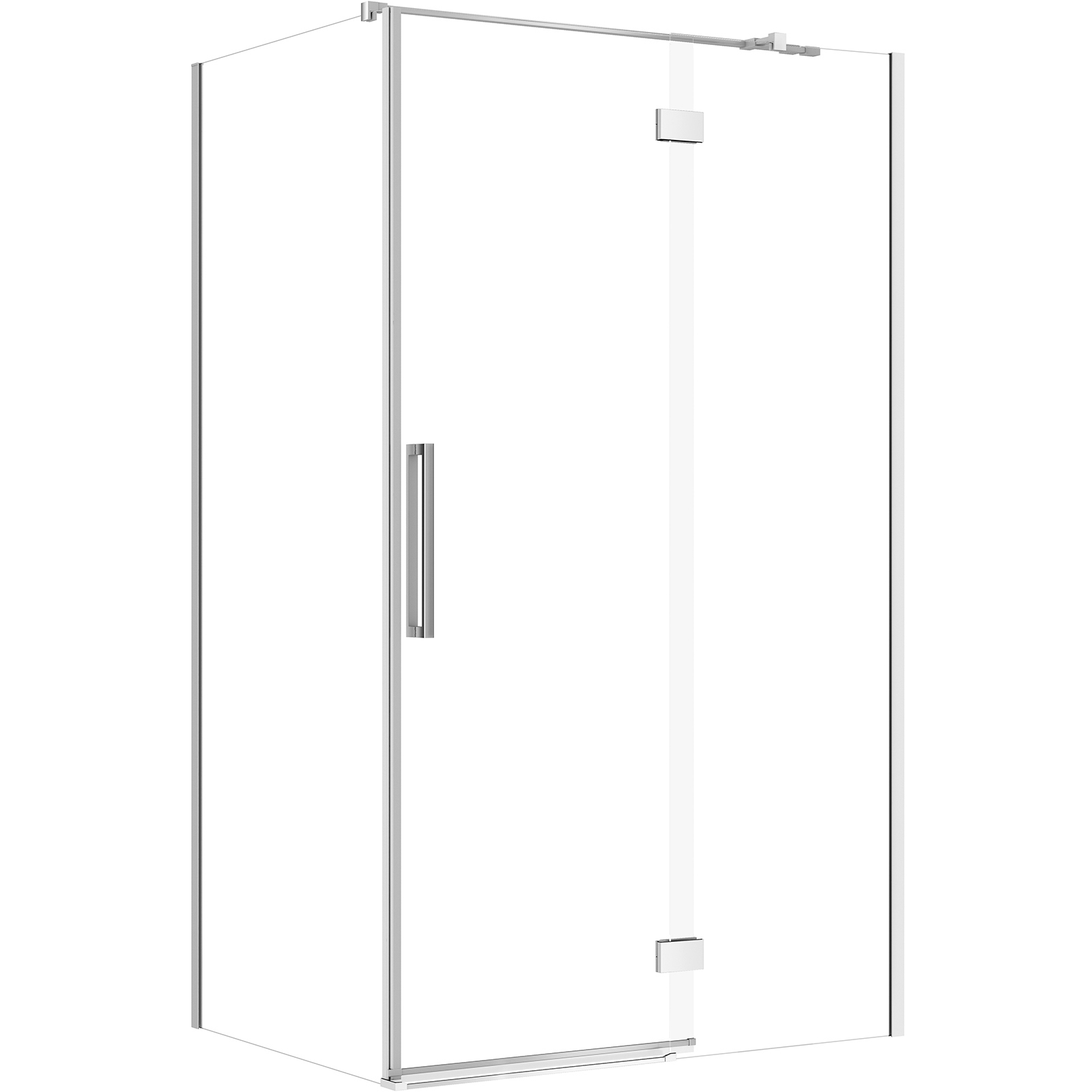 CERSANIT Rechteckige Duschkabine CREA rechts 120x90x200 cm chrom S601-208