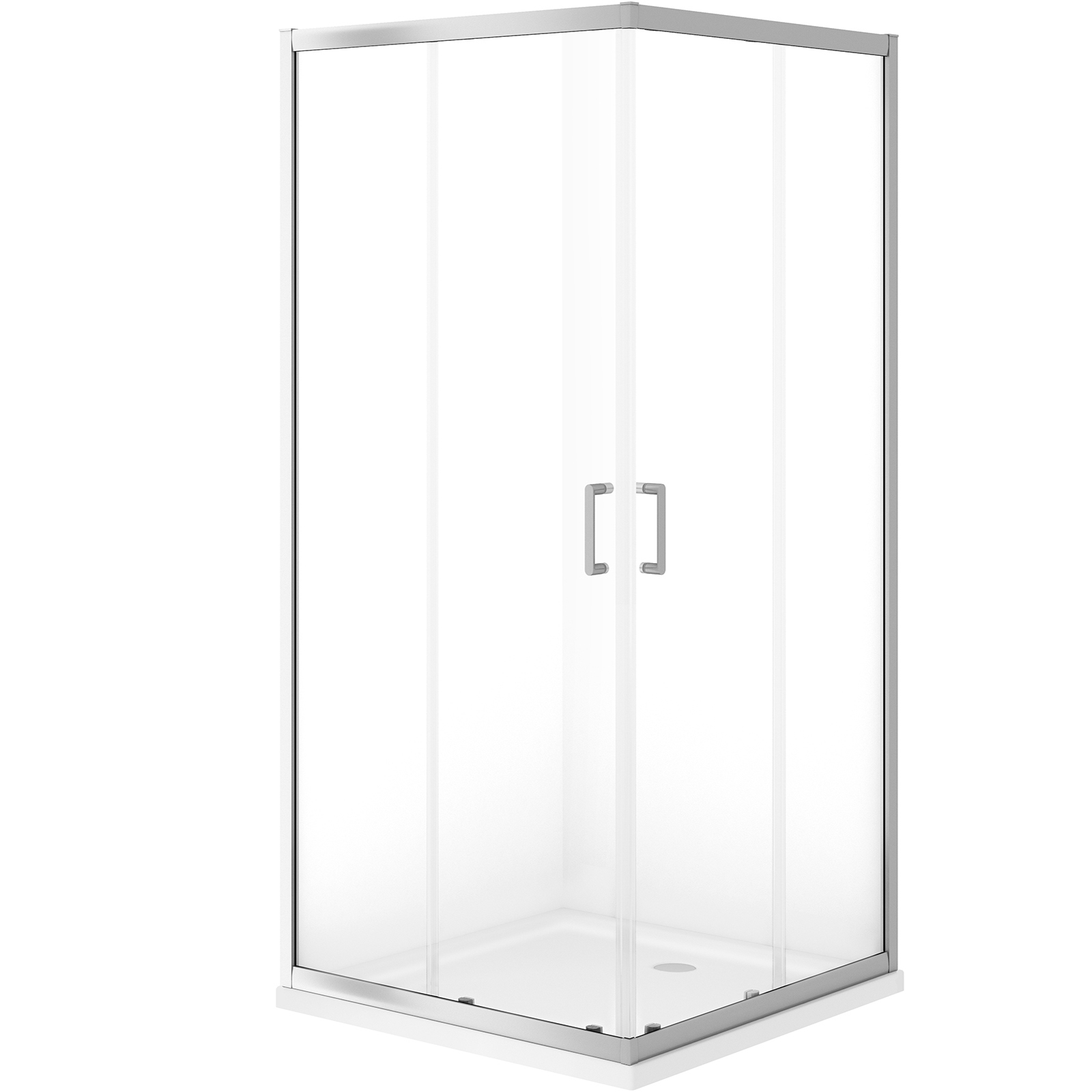 CERSANIT VERSO Duschkabinen-Set mit Chromprofil mit Duschwanne TAKO 90X90 cm S601-251 CERSANIT VERSO Duschkabinen-Set mit Chromprofil mit Duschwanne TAKO 90X90 cm S601-251