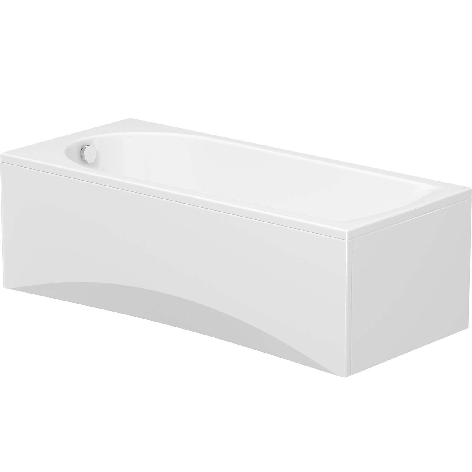 CERSANIT Rechteckige Badewanne IVA 180x80 weiß S301-379 CERSANIT Rechteckige Badewanne IVA 180x80 weiß S301-379