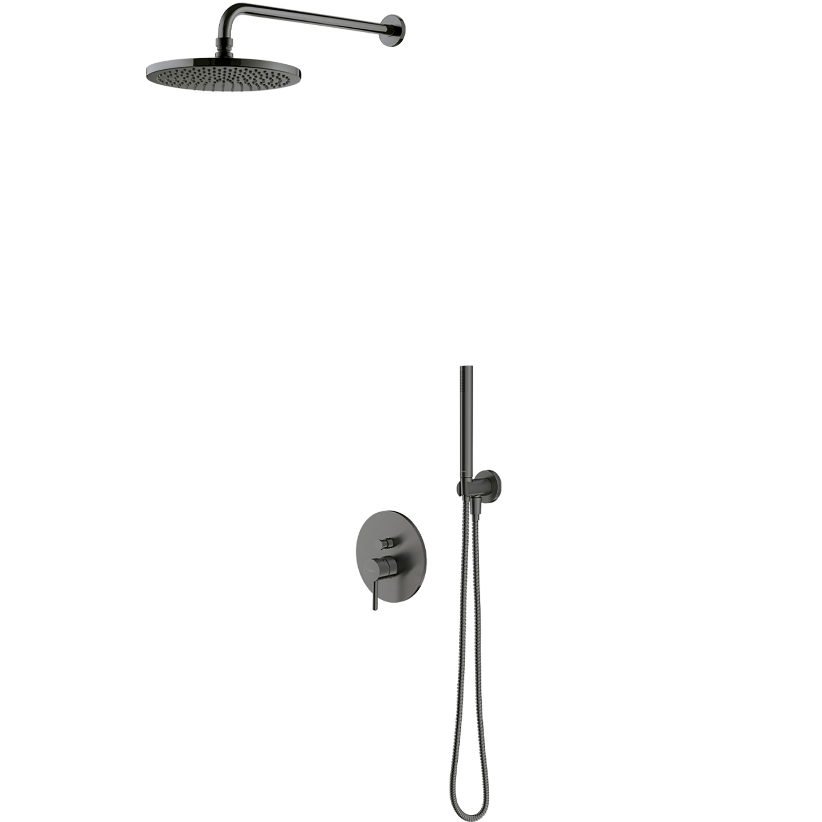 OMNIRES Duschsystem Y, bündig montiertes Graphitgebürste SYSY35GR OMNIRES Duschsystem Y, bündig montiertes Graphitgebürste SYSY35GR