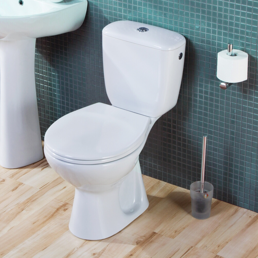 CERSANIT Stand-WC 305 PRESIDENT anti-bakt duroplast Sitz K08-039