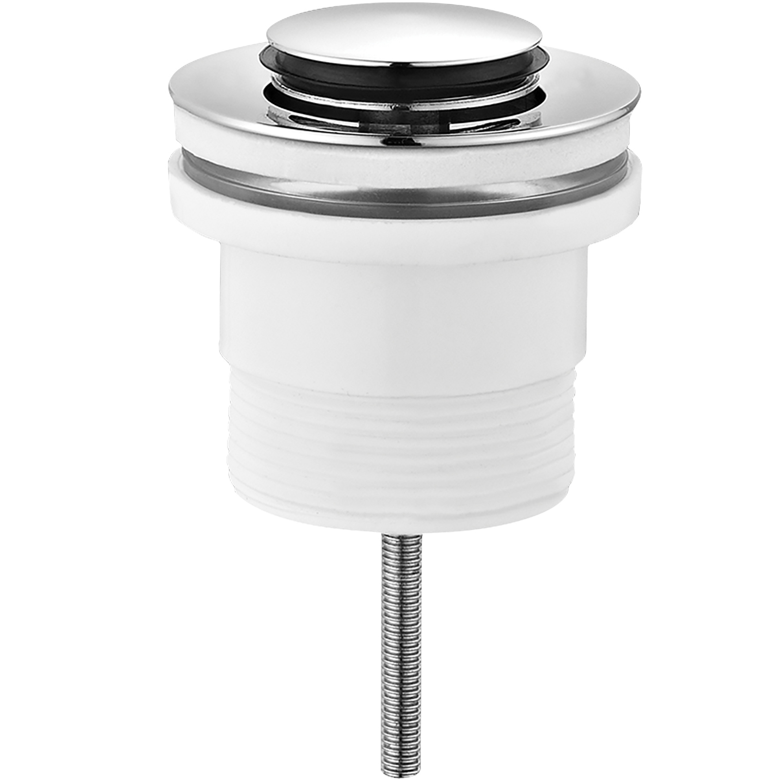 OMNIRES KLIK-KLAK-Stopfen für Waschbecken ohne Überlaufchromglanz A47CR