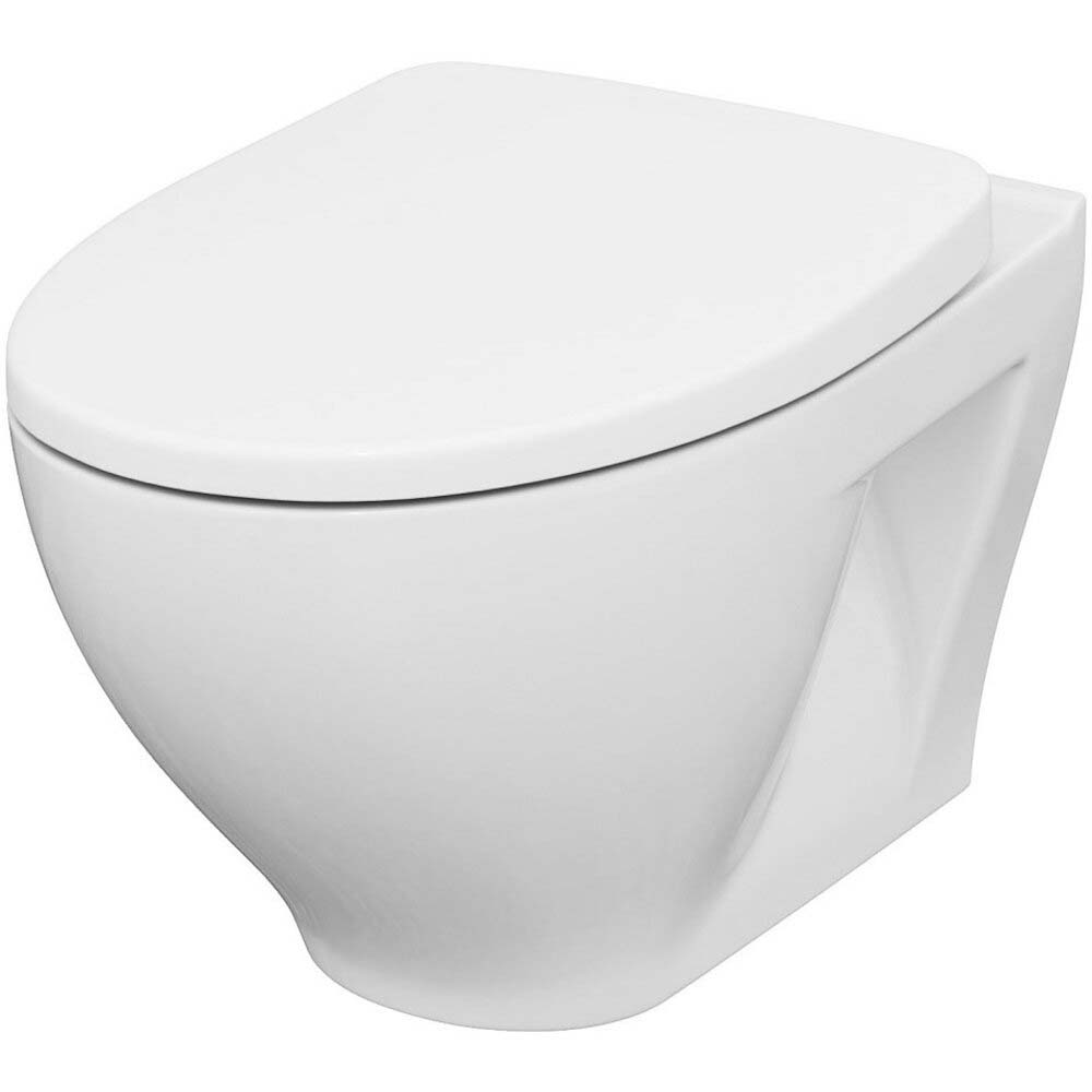 CERSANIT Wand-WC MODUO mit WC-Deckel Duroplast SLIM K701-262-ECO