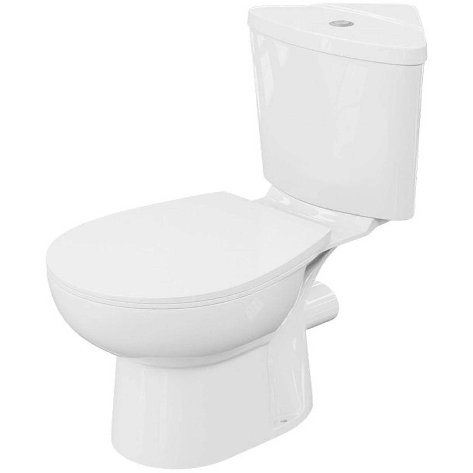 LAVITA Stand-WC BARTOLINI flanschlos mit Duroplast-Sitz weiß