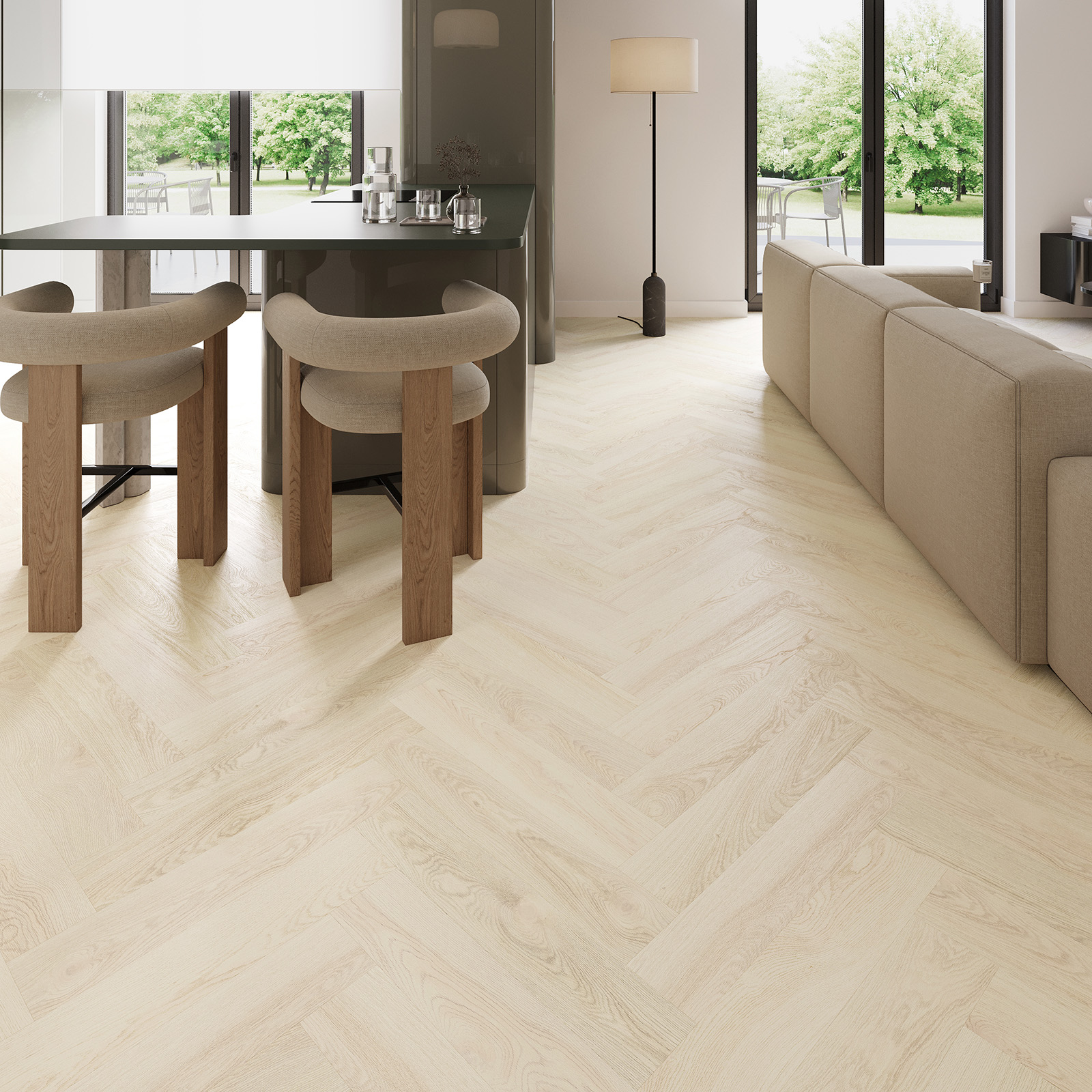 Vinylboden SPC BARLINEK NEXO HOME EICHE EMILY HERRINGBONE KL 23-33 5,2 mm Vinylboden SPC BARLINEK NEXO HOME EICHE EMILY HERRINGBONE KL 23-33 5,2 mm