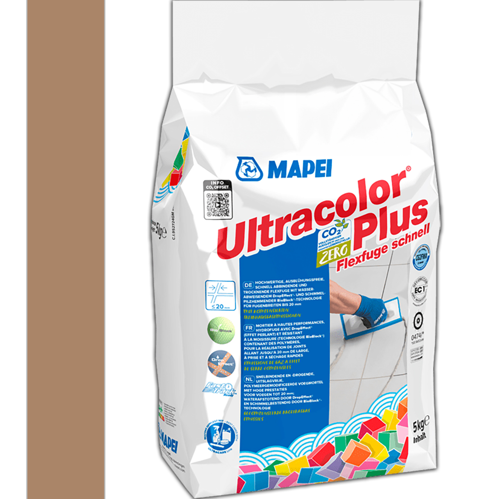 Fugenmörtel MAPEI ULTRACOLOR PLUS 142 BRAUN 5 KG