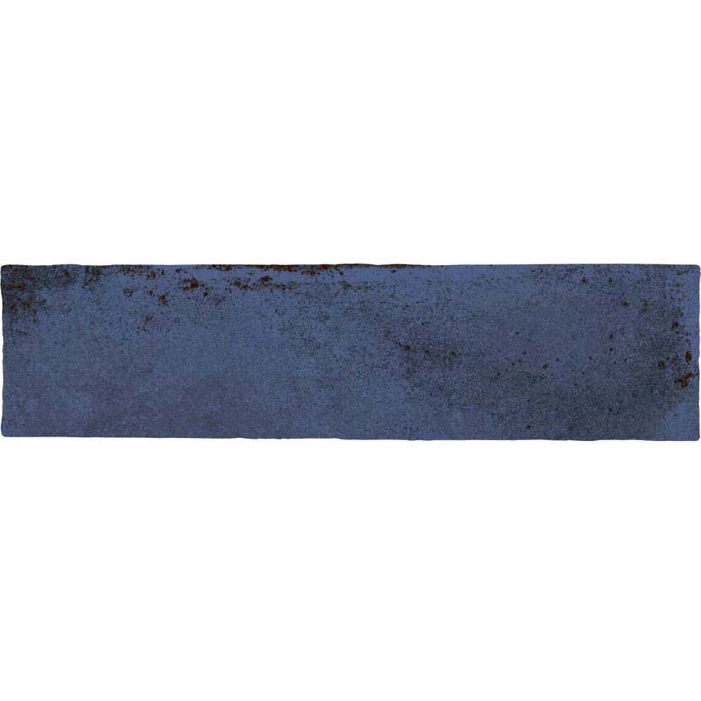 WANDFLIESE KARO METRO ANTIC AZURE MAT 7,5X30