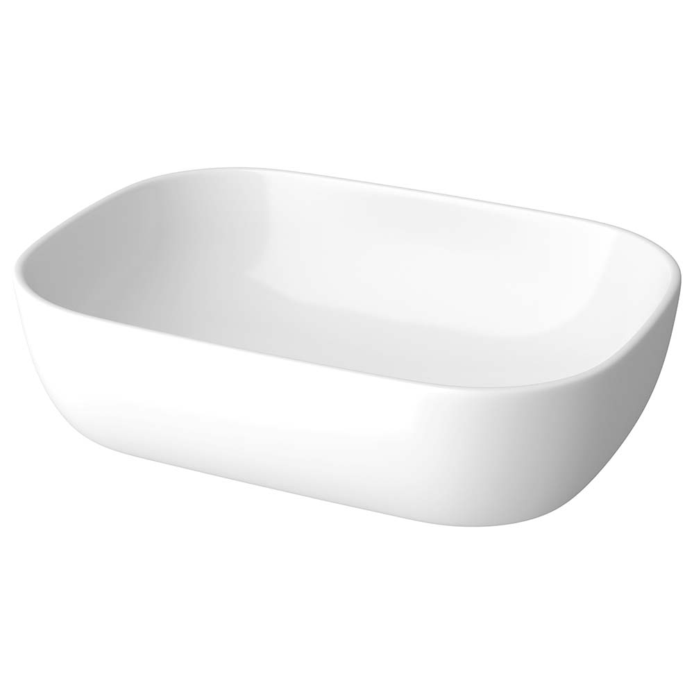 Aufsatzwaschbecken GARDA 50 rechteckig Keramik K116-164
