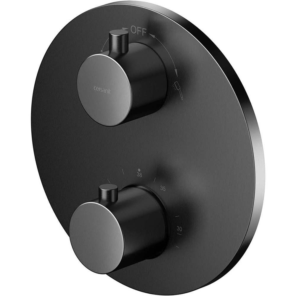CERSANIT ZEN Unterputz-Thermostat für Badewannen und Duschen, Kasten Gun Metal S951-804 CERSANIT ZEN Unterputz-Thermostat für Badewannen und Duschen, Kasten Gun Metal S951-804