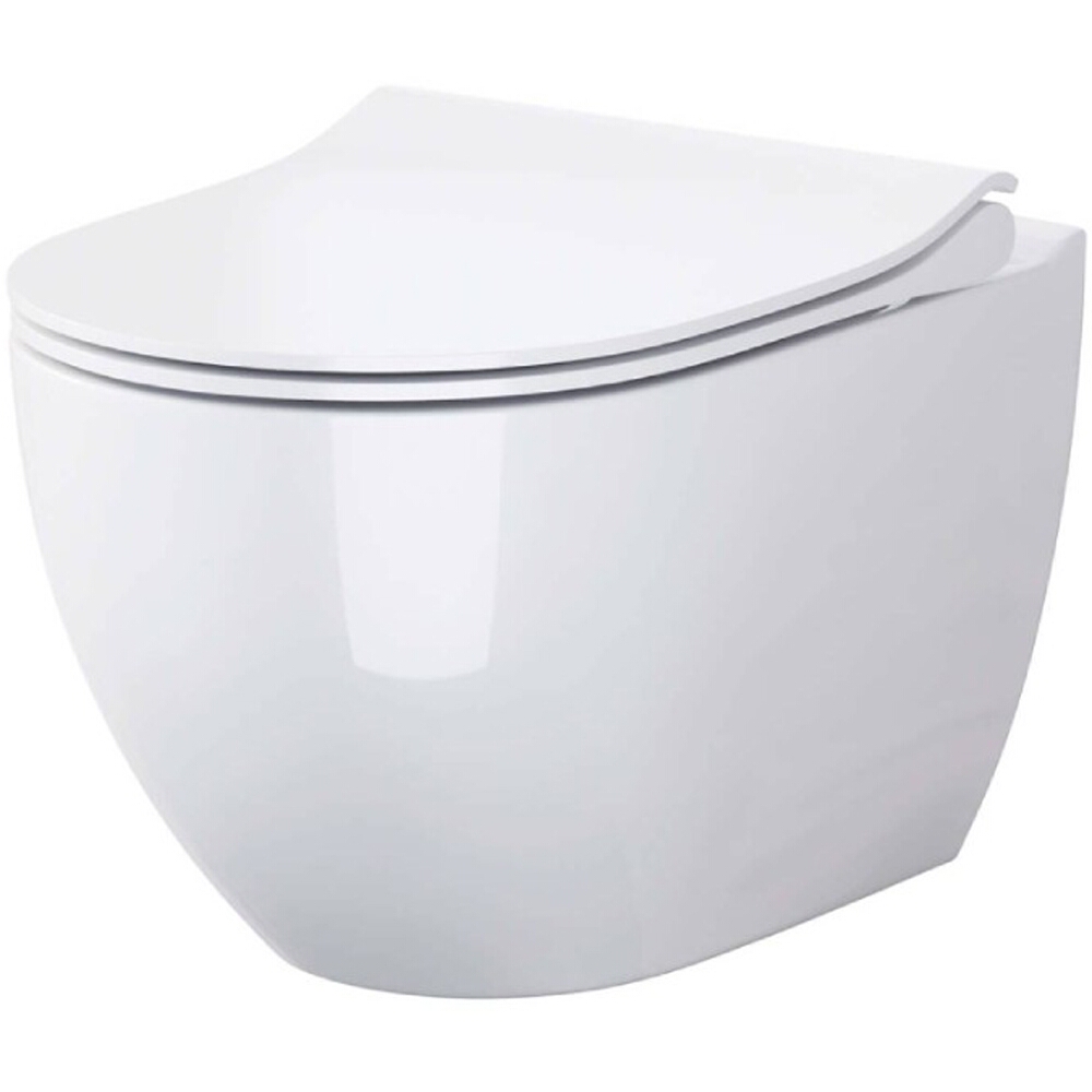 CERSANIT Wand-WC ZEN mit freistehender Duroplastplatte S701-428