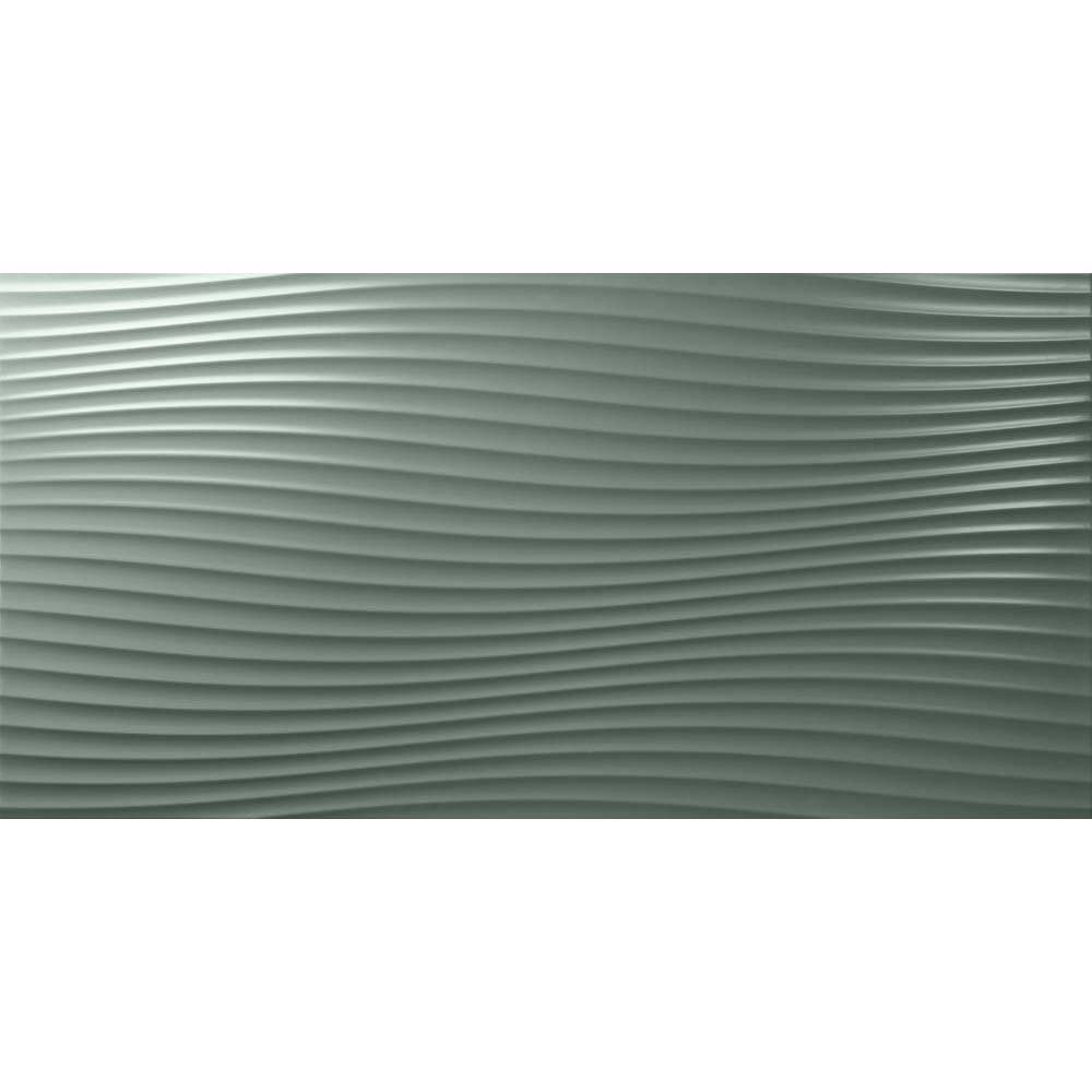 WANDFLIESE BALDOCER ILLUSION MONTMARTRE VERT SATIN 60X120