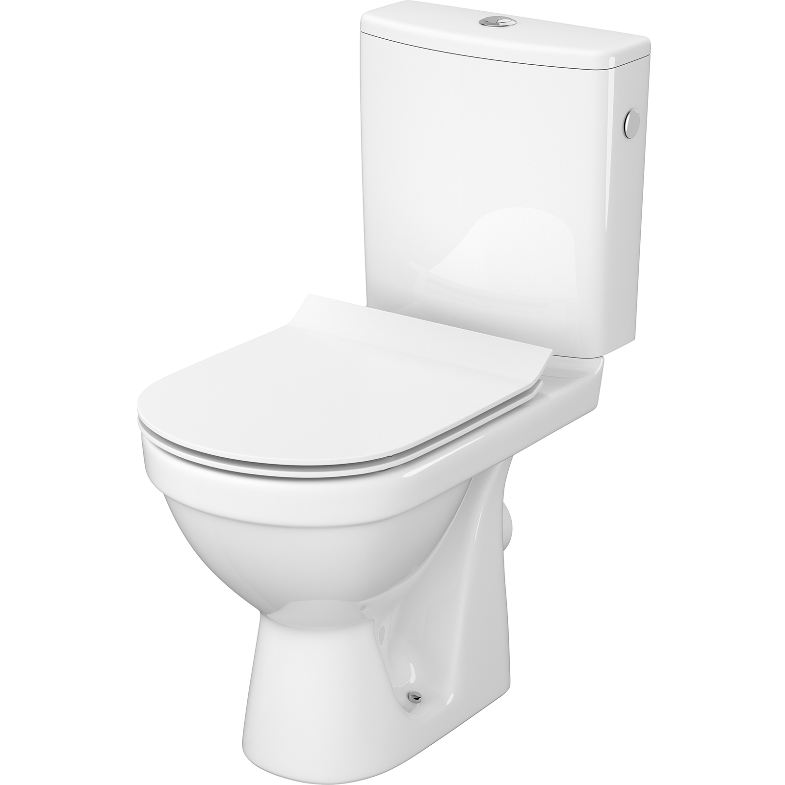 CERSANIT Kompakt WC 780 ZIP SIMPLEON 010 3/5 schlanker Duroplastsitz mit Easyrelease K121-011