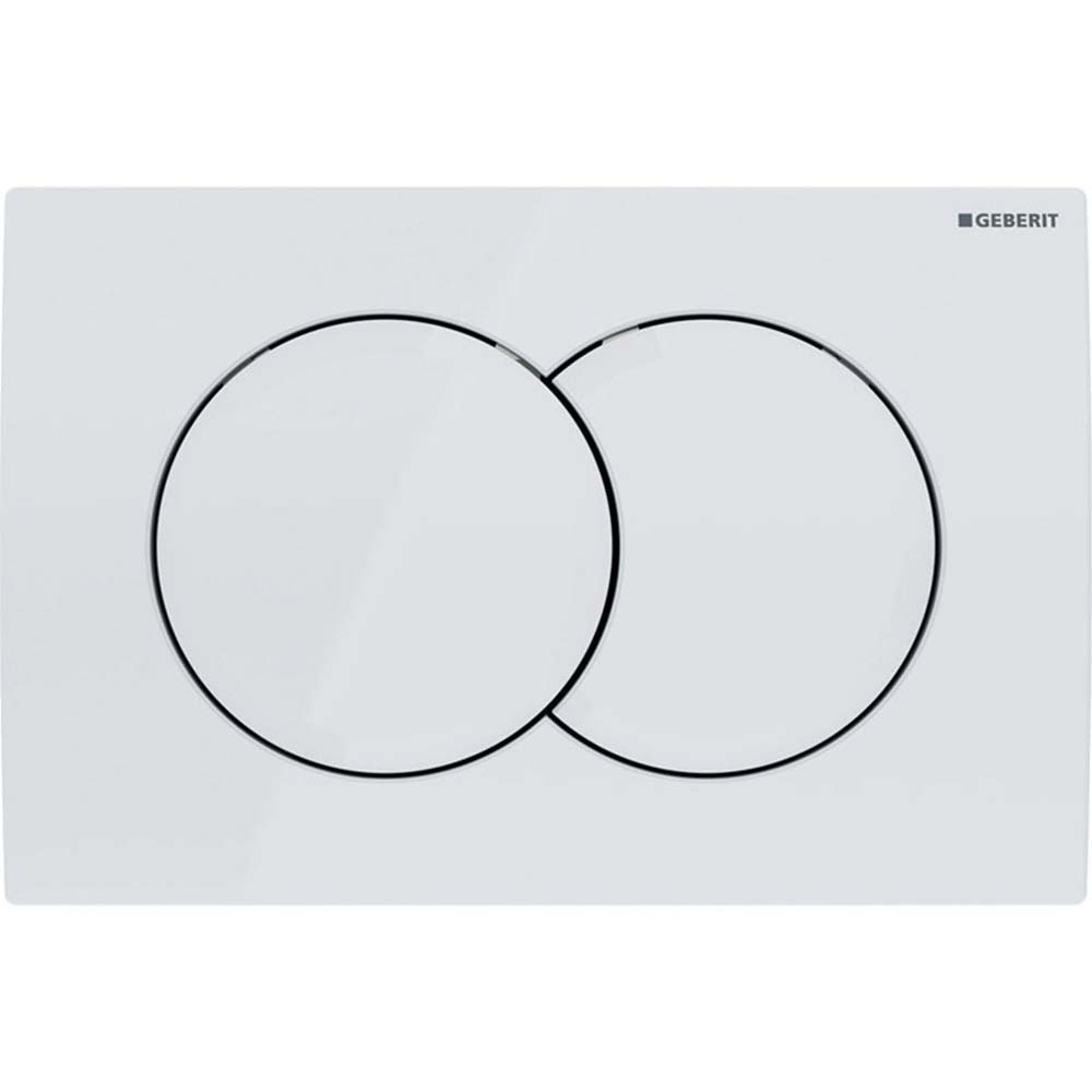 GEBERIT Betätigungsplatte DELTA01 24,6x16,4 cm weiss alpin 115107111