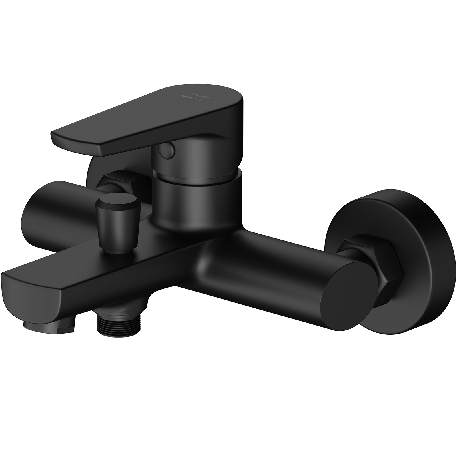 CERSANIT Wandmontierter Wannen- und Duschmischer MODUO schwarz S951-559 CERSANIT Wandmontierter Wannen- und Duschmischer MODUO schwarz S951-559