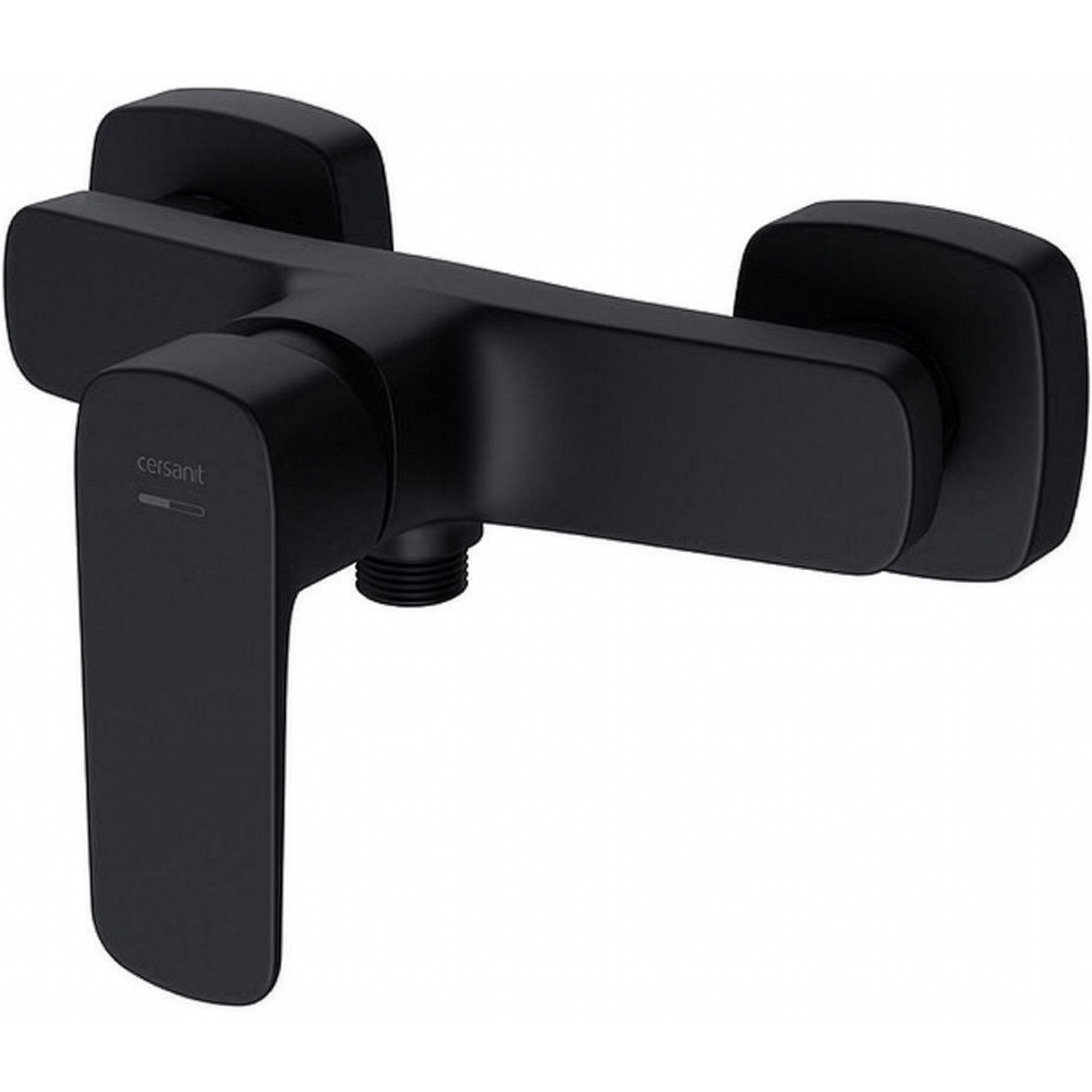 CERSANIT Wand-Brausebatterie LARGA schwarz S951-382