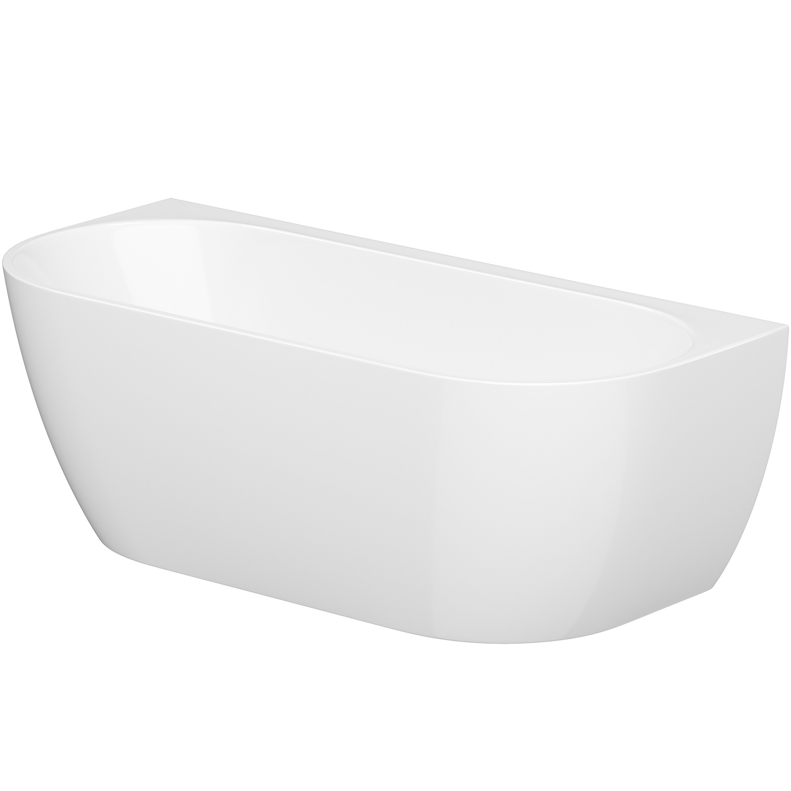 CERSANIT Freistehende Badewanne GARDA wandmontierte weiße 165x75 S1016-004 CERSANIT Freistehende Badewanne GARDA wandmontierte weiße 165x75 S1016-004