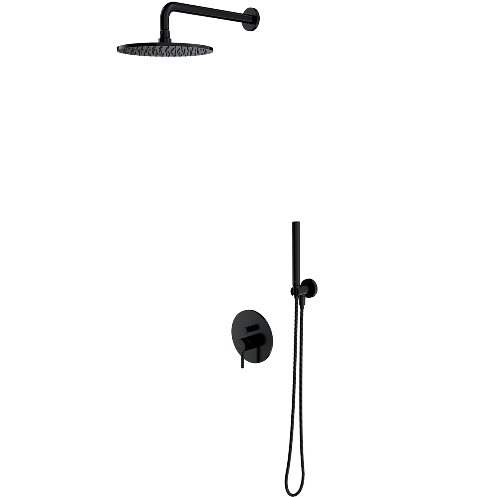 OMNIRES Duschsystem Y eingebaut schwarz halbmatte SYSY18BL OMNIRES Duschsystem Y eingebaut schwarz halbmatte SYSY18BL