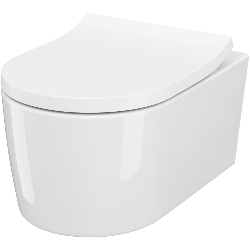 CERSANIT Wand-WC INVERTO mit langsamer Absenkfunktion SLIP WRAP S701-432-ECO.