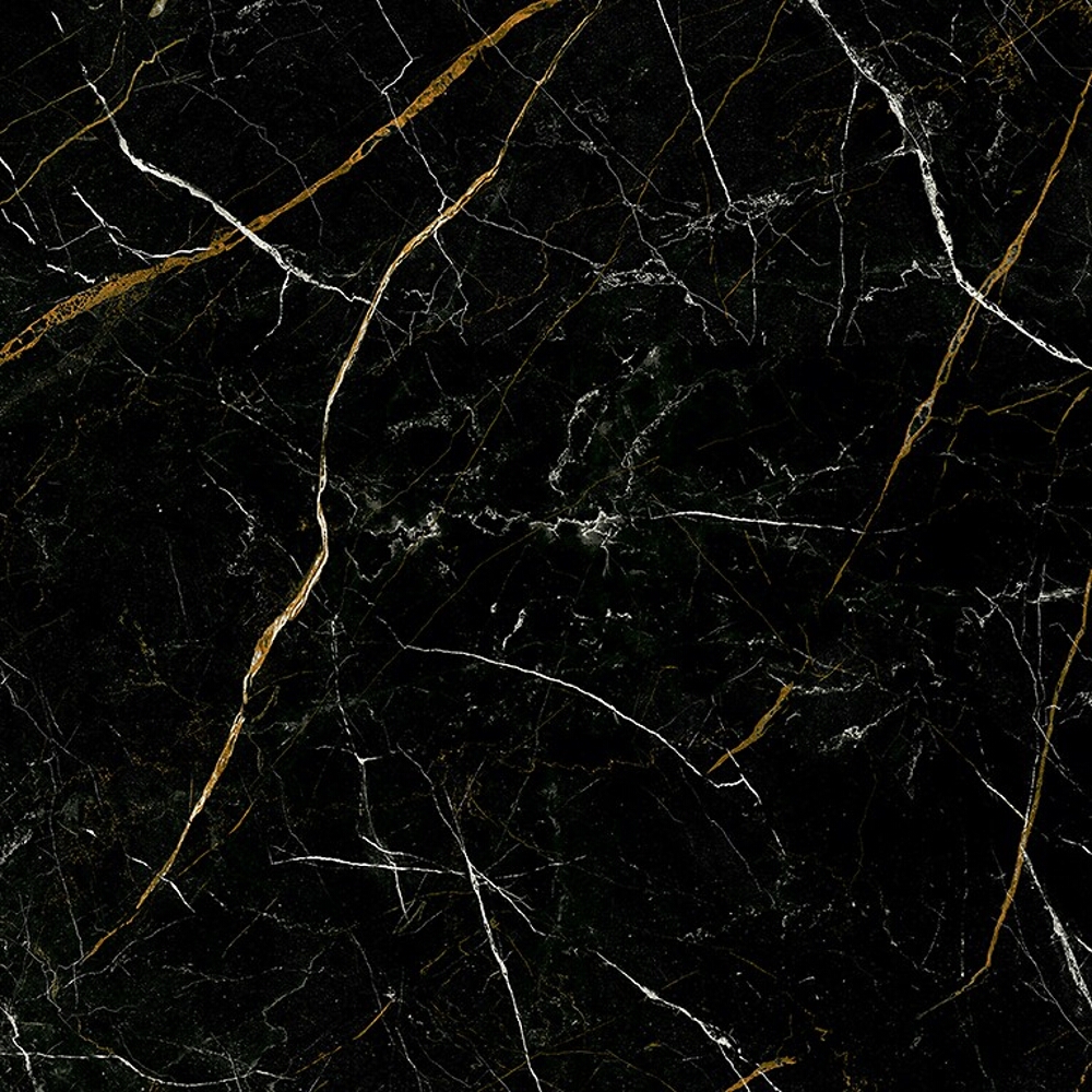 BODENFLIESE MARMOROPTIK ROYAL BLACK GLÄNZEND 59,8X59,8 CERSANIT