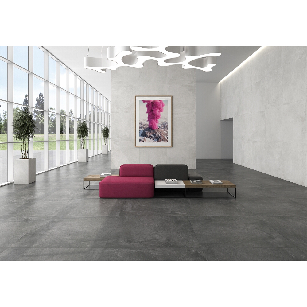 Glasiertes feinsteinzeug hiszpański Geotiles GROUND PERLA 60x120 gat. I
