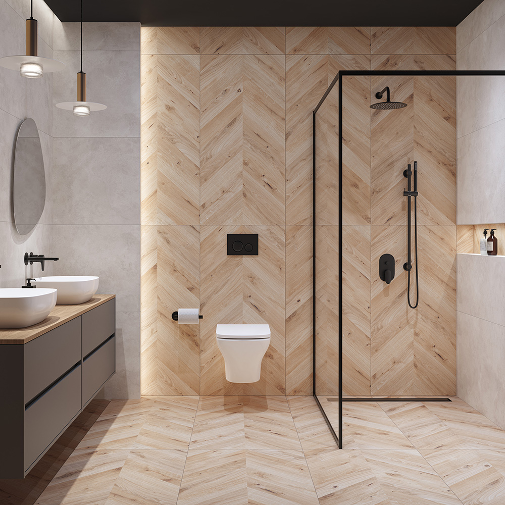 BODENFLIESE HOLZOPTIK MEIBEL BEIGE MATT 59,8X119,8 CERSANIT