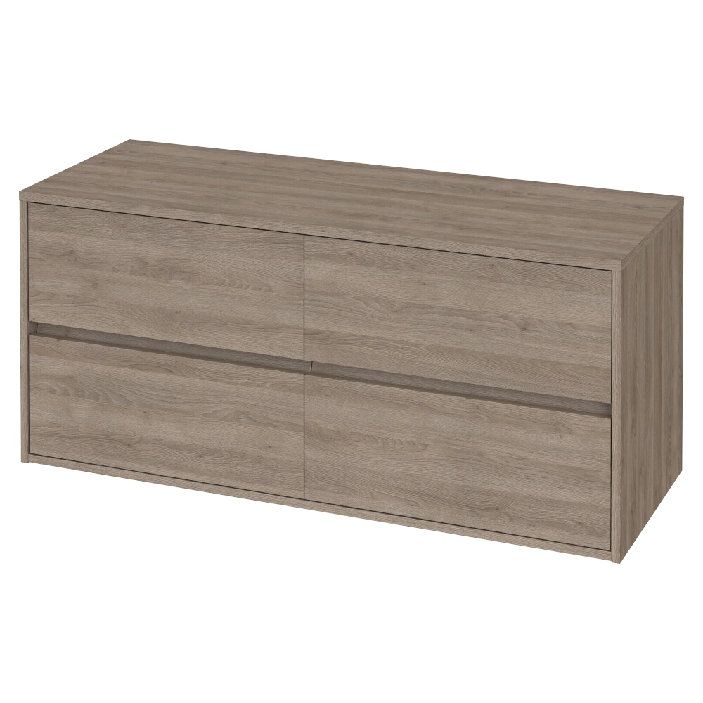 CERSANIT CREA 120 Badezimmerschrank mit Universalplatte Eiche S931-004