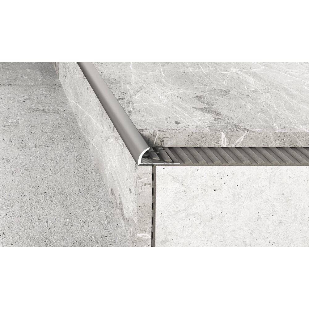 OVALES KANTENPROFIL A53 INOX 2,5 M