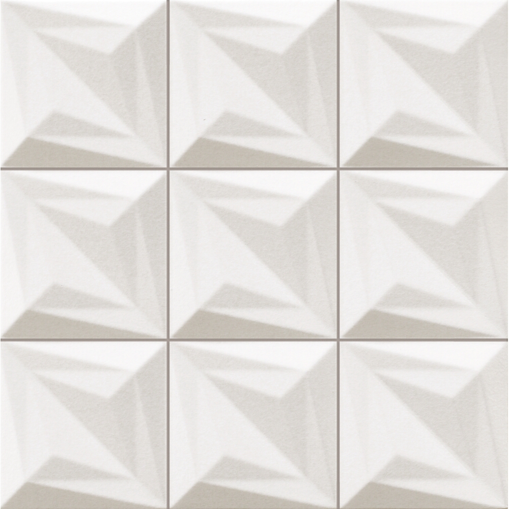 Glasiertes feinsteinzeug hiszpański Realonda DELTA BLANCO 33x33 gat. I
