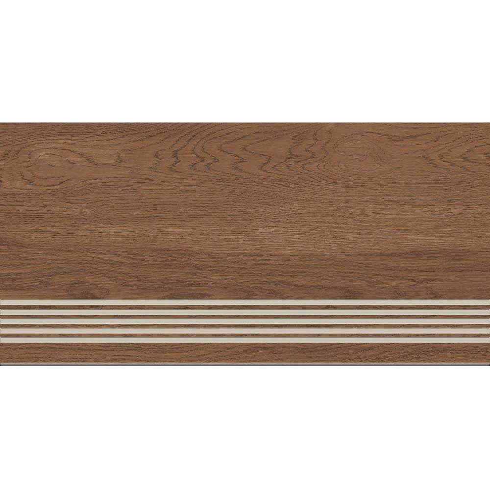 BODENFLIESE STUFENFLIESE ETERNITY WOOD BROWN MAT 29,8X59,8