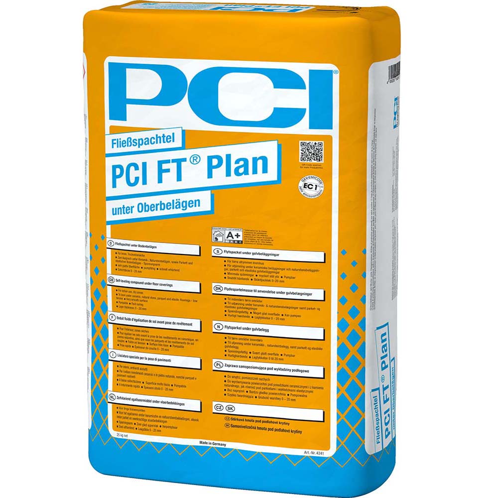 Ausgleichsmasse PCI FT Plan Fließspachtel, 25 kg Ausgleichsmasse PCI FT Plan Fließspachtel, 25 kg
