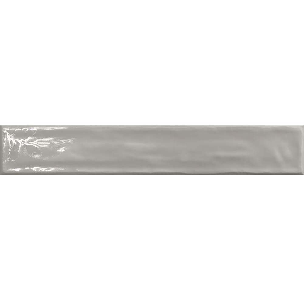 WANDFLIESE JAIPUR IRON GRAU GLÄNZEND 5X30 VILAR ALBARO
